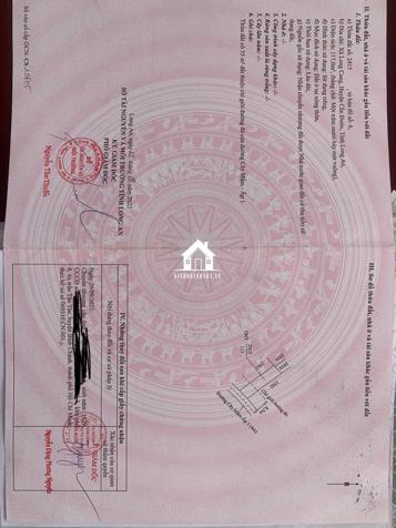 Đất thổ cư 117 mét vuông, đầy đủ giấy tờ hợp lệ.