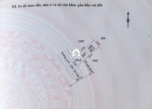 Bán đất mặt tiền đường liên xã, diện tích 342 m2, khu vực An Bình, Châu Thành.
