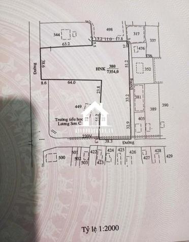 Diện tích 7354m², mặt tiền đường DT656, Tân Lập 2, Lương Sơn, Ninh Sơn, Ninh Thuận.