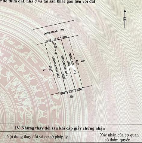 Bán đất mặt tiền đường liên xã, diện tích 254 m2, xã Thạnh Tân, TP Tây Ninh.
