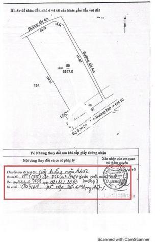 Cần bán mảnh đất 3 mặt tiền đường 790, diện tích 6817 m2, xã Suối Đá, Dương Minh Châu.