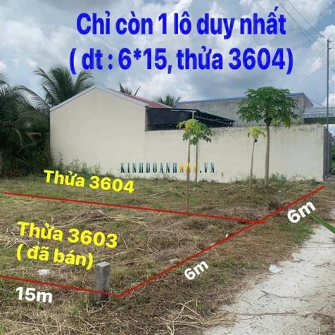Bán đất 90m² giá 490 triệu tại Xã Tân Hương, Huyện Châu Thành.