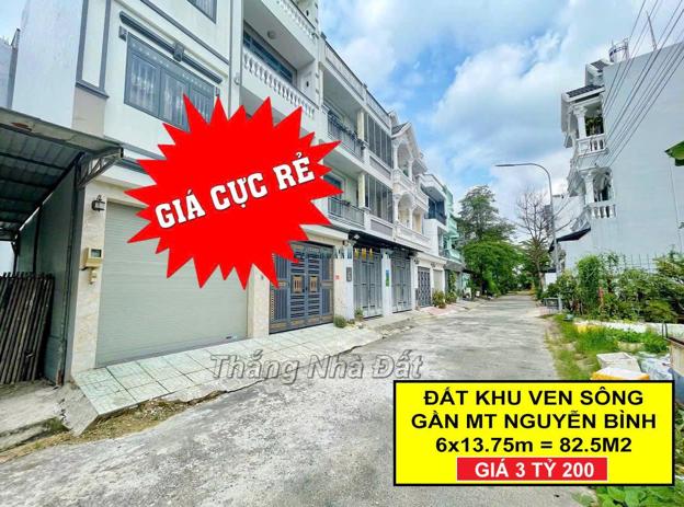 Chủ cần bán gấp đất - Giảm ngay 300 triệu - Khu vực ven sông Nguyễn Bình - Giá chỉ 3.2 tỷ.